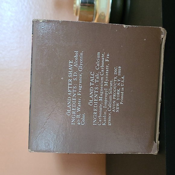 AVON Auto Lantern Oland Aftershave & Talc Decanter! Full/ Unopened with Box! - Picture 14 of 16
